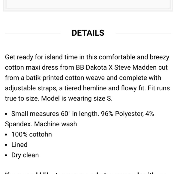 Bb Dakota dress NWT - Picture 11 of 15